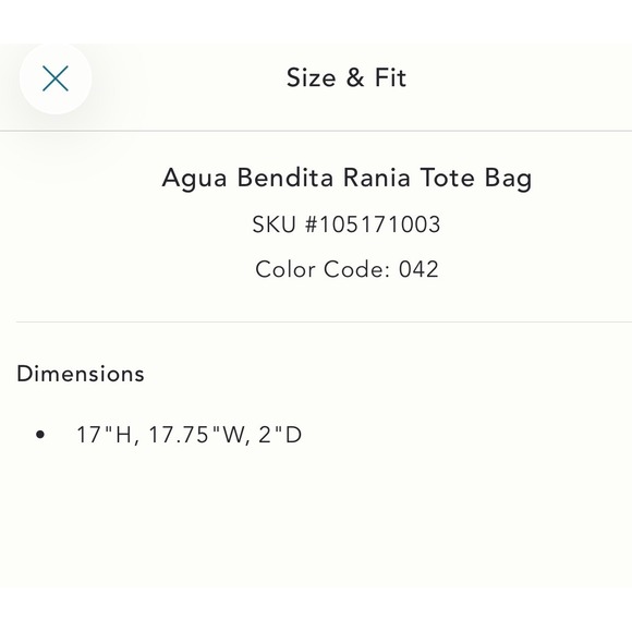Agua Bendita Rania Tote Bag | Anthropologie Agua Bendita Rania Tote NWT Anthropologie Floral Fringe Beach Resort Bag